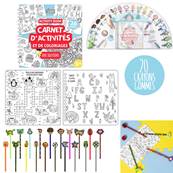 Cahier d'Activites Crayon x20 - gomme x 20