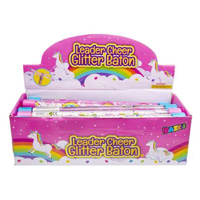 Baton Paillettes Licorne 31,5 Cm