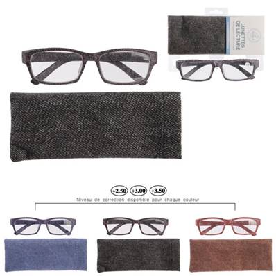 Lunettes Lecture Effet Textile