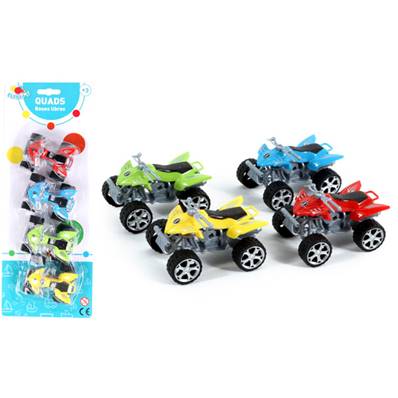 Blister 4 Quad Roues Libres 7 Cm 31.5 X 12 X 4 Cm