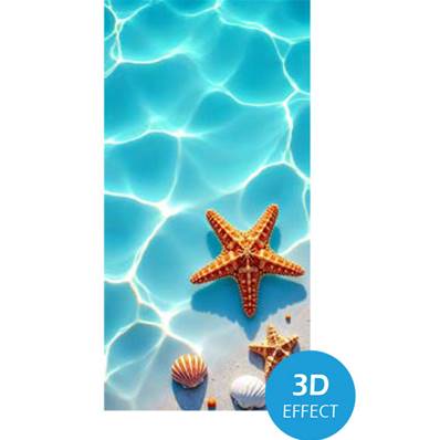 Serviette Plage Etoile de Mer 75 x150