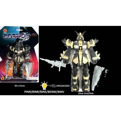 Blister Robot 19 Cm Lumineux 