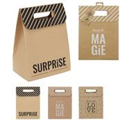 Pochette Pliable Kraft 20 x 12 x 27 Cm