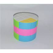 Boite Cube Cylindrique Couleur Pastelle