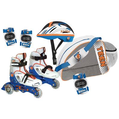 Roller Inline du 33 au 36+Prot+Casque+Sac