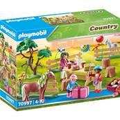 PLAYMOBIL - Decoration De Fete Avec Poneys