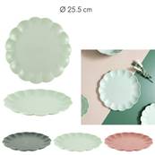 Assiette Plastique Iris D25.5cm 