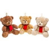 Peluche Ours 15 Cm -  3 Coul.Ass.