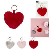 Peluche Coeur Porte-Cle