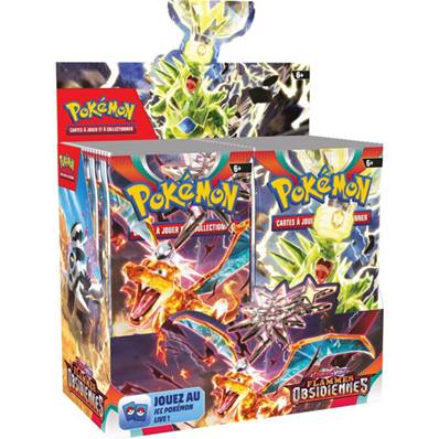 Display Booster Pokemon EV03 Ecarlate et Violet Flammes Obsidiennes