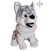 Chien Husky Assis 25 Cm