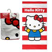 Serviette de Plage Hello Kitty 70 x 140 Cm 100% Microfibres