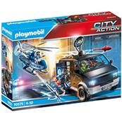 PLAYMOBIL - Police Camion de Bandits et Policier 