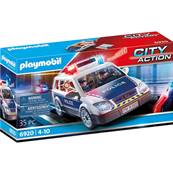 PLAYMOBIL - Voiture De Policiers Avec Gyrophare & Sirene