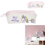 Trousse Transparente Licorne