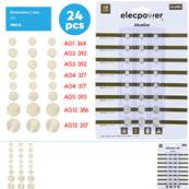 Blister Piles Alcalines pour Montre par 24 Pièces