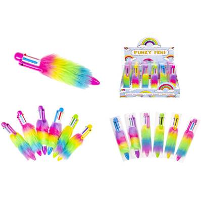 Stylo 6 Couleurs Plumes