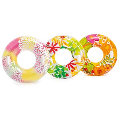 Bouee Poignees Decor Tropiques 97 cm