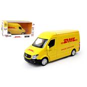 Boite Camion DHL Mercedes Métal 16 Cm 1/36éme 