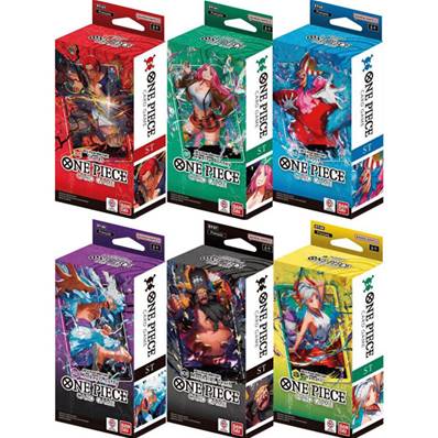 One Piece : 6 Beginners Decks ST23-ST28 FR