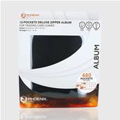 Zip Album Deluxe Black 480 Cards Phoenix Shield©