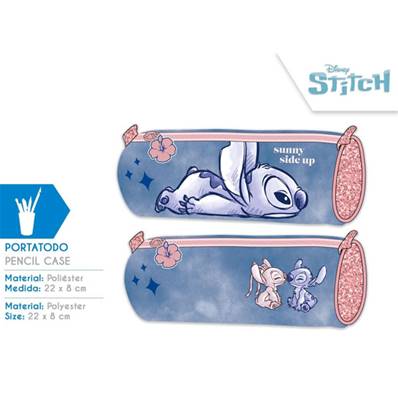 Trousse Cylindrique Stitch 22cm