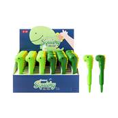 Stylo Gel Squishy Dino Encre Bleue 0,5 mm