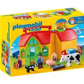 PLAYMOBIL - Ferme Transportable Avec Animaux