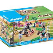 PLAYMOBIL - Parcours D'Obstacles Avec Chevaux