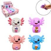 KAWAII Animal Antistress AXOLOTL Gel 4 Assortiement