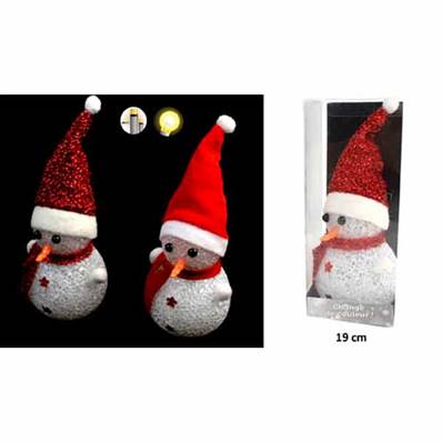 Lampe Bonhome de Neige 19 Cm