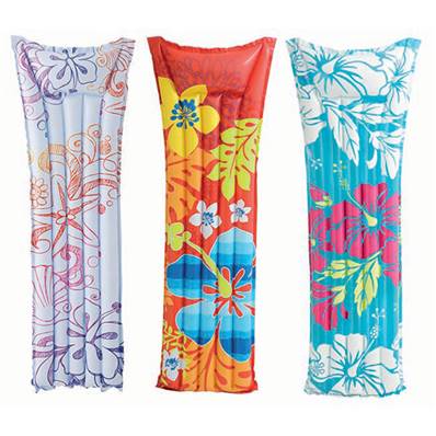 Matelas Imprime Fleurs Flamant Poisson