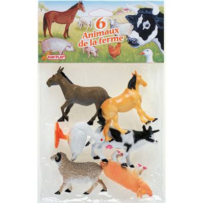 Sachet 6 Animaux Ferme
