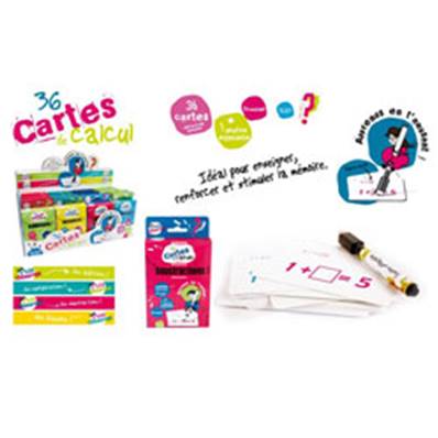 Cartes Educatives Effacables Soustractions