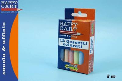 Boite 12 craies couleur