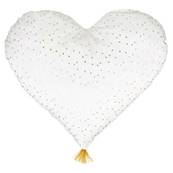 Coussin Coeur Blanc 