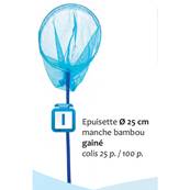 Epuisette bambou Gaine diam 25 Couleur