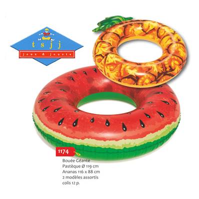 Bouee Fruits 2 Modeles Assortis 119CM