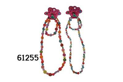 Bracelet + collier perles (par12)