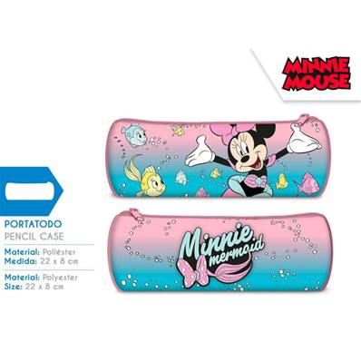 Trousse Cylindrique  Minnie 22 Cm
