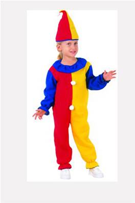 Costume Bébé Clown avec Chapeau 3-4 ans