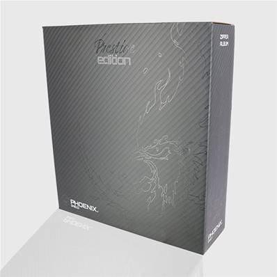 Ringed Album Prestige – Black – 900 pockets Phoenix Shield©