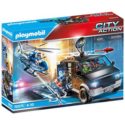 Playmobil - Camion De Bandits Et Policier