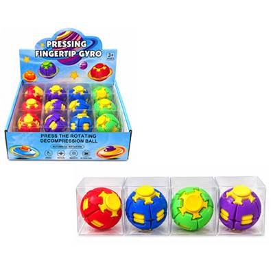 Fidget Anti Stress Spinner Balle 3D 6,5 Cm x 6 Cm