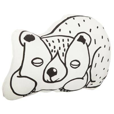 Coussin Black&White Ourson 