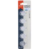 Blister GRUNDIG Pile bouton CR2025 5 pièces