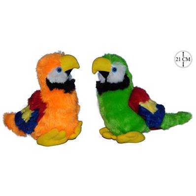 Peluche Perroquet 21 Cm
