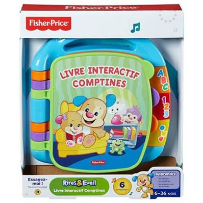 Fisher-Price  Livre Interactif Comptines