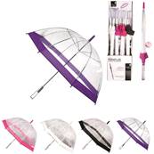 Parapluie Long Dome Transp 80cm