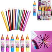 Crayon Trousse avec 16 Crayons de Couleurs